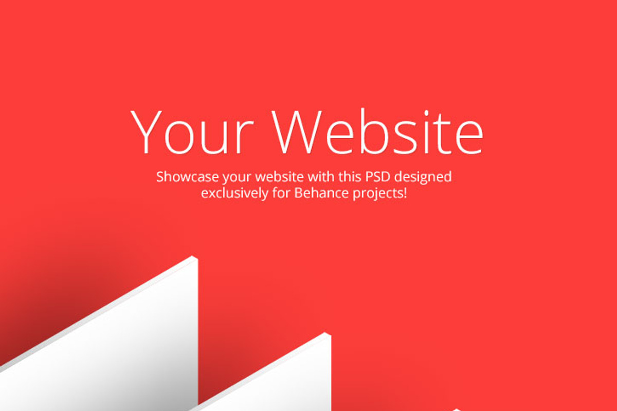 Behance Website Showcase Template, a Websites & App Template by PitchStock