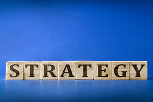 Business Strategy Concept on Wooden Blocks, a Business Photo by Davizro's Market