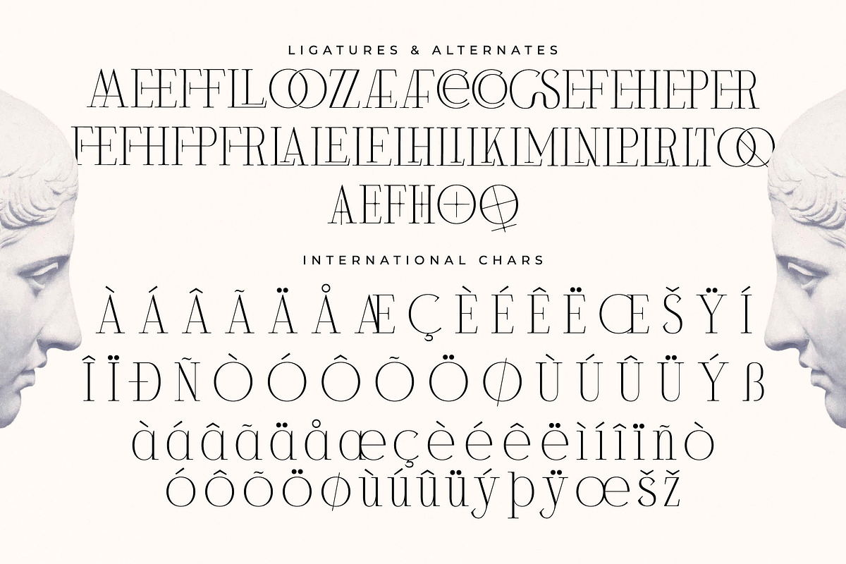 Milegance Modern Display Serif, a Serif Font by Letterena Studios (Photo 14 of 15)