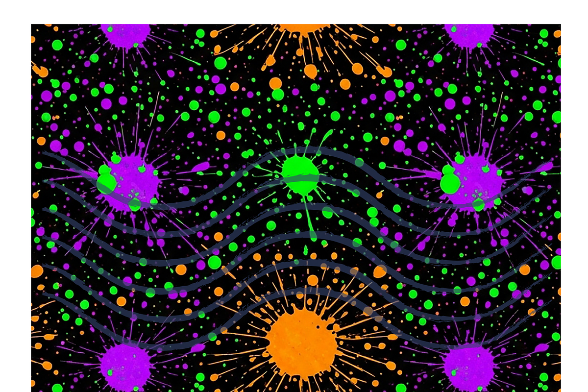 8 Neon Themed Composition Book Cover, a Pattern Graphic by SmallTownDigital (Photo 4 of 4)