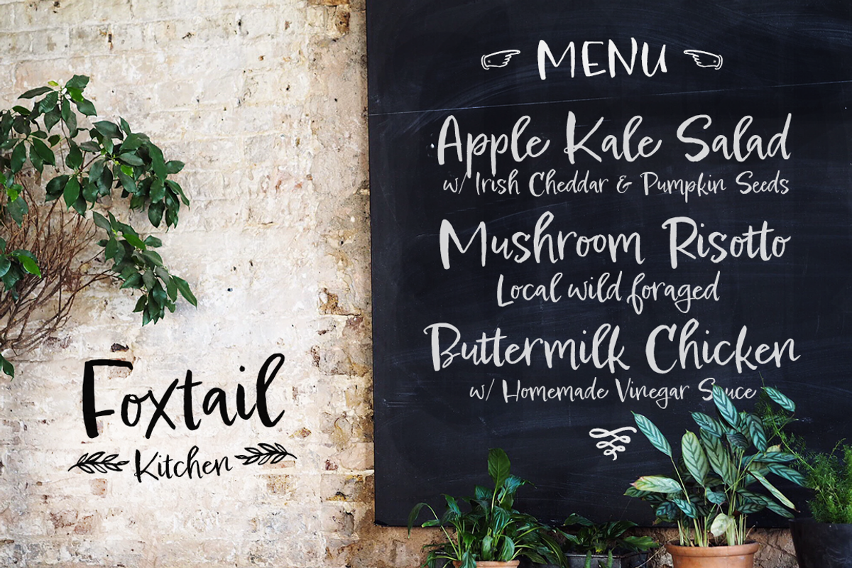 Epicursive Script & Dingbats preview 8