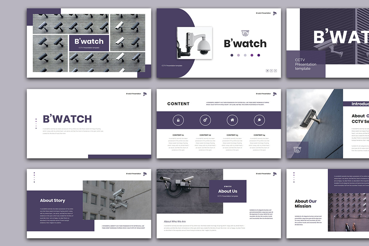 B'watch - CCTV Power Point, a Presentation Template by Raseuki (Photo 3 of 6)