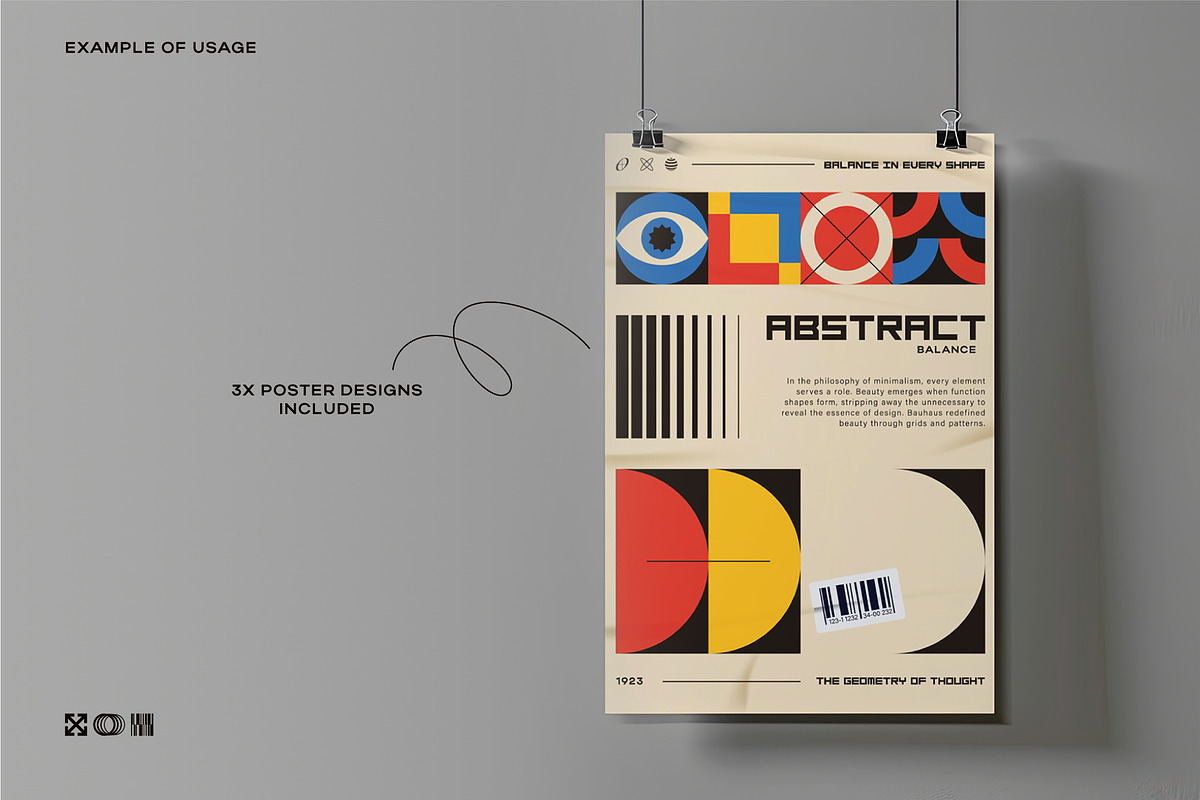 275 Modern Geometric Vector Elements, an Object Graphic by Vecster