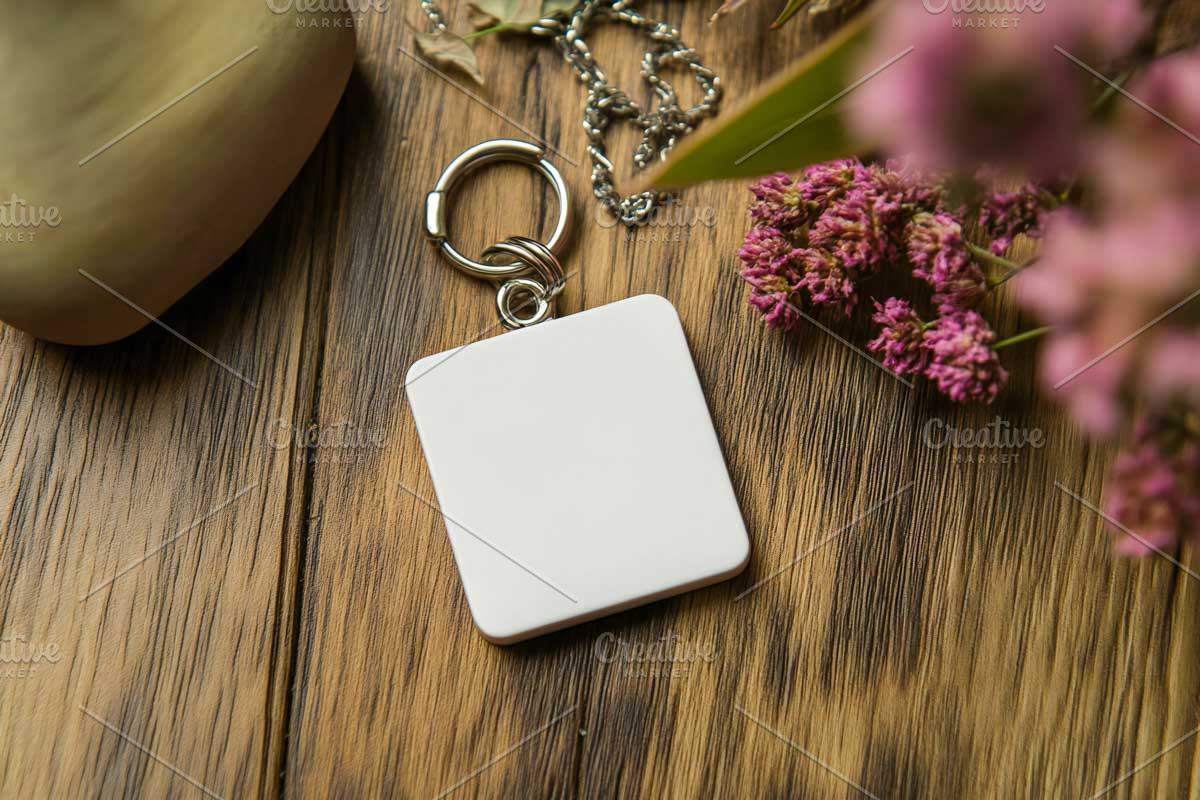 KeyChain Mockup Design, a Design Template by VetalStock