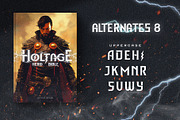 Electrone Superhero Font, a Sans Serif Font by alit design (Thumbnail 19 of 21)