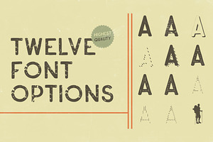 Hiker Premium Font Family