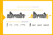XXII Yeah Script, a Script Font by Doubletwo Studios (Thumbnail 6 of 12)