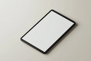 Tablet with white screen mockup, a Technology Photo by MistyDay