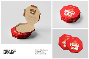 Pizza Box Mockup