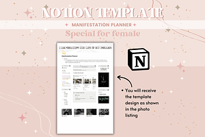 Manifestation Notion Template