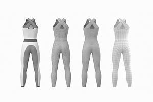 Woman Sportswear 02 Base Mesh Design