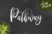 Pathway script - 2 styles, a Script Font by VP Fonts (Thumbnail 1 of 9)