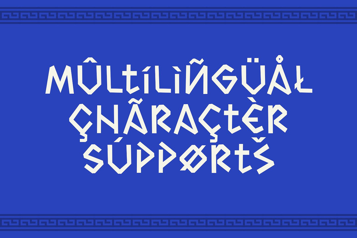 GROMANS – Modern Greek Display Font, a Font by TypeTasty Font (Photo 4 of 9)