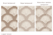 Seashells - Patterns and elements, a Pattern Graphic by Leksart (Thumbnail 3 of 10)