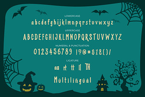 Hayowen Spooky Typeface Extras