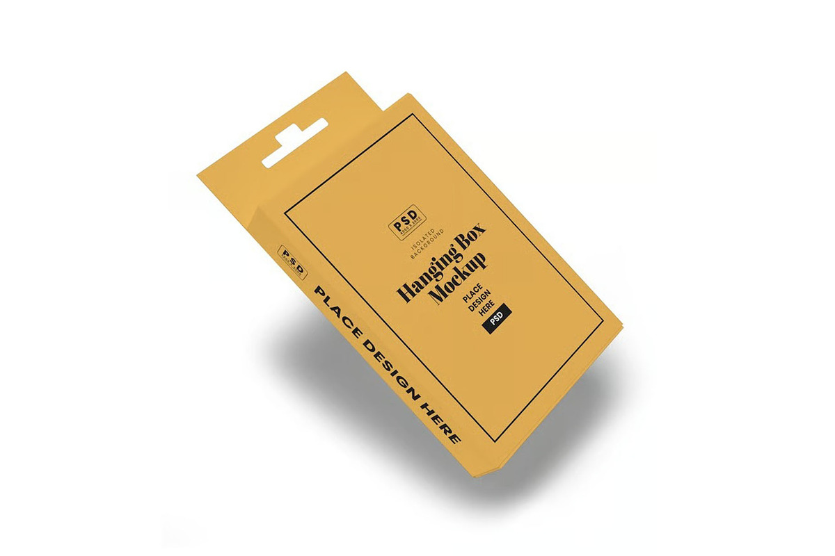 Hanging Box Mockup Template, an Advertising Mockup by DesignRushMarket (Photo 3 of 6)