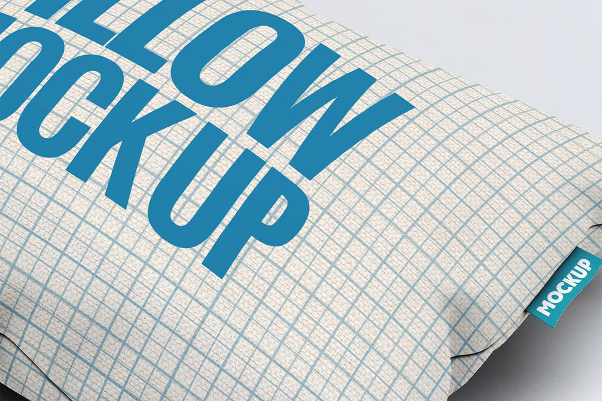 Fabric Pillow Mock-Up, a Product Mockup by Se٧enStudio (Photo 5 of 7)