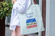 Farmers Market, a Food Illustration by vanloveart (Thumbnail 2 of 7)