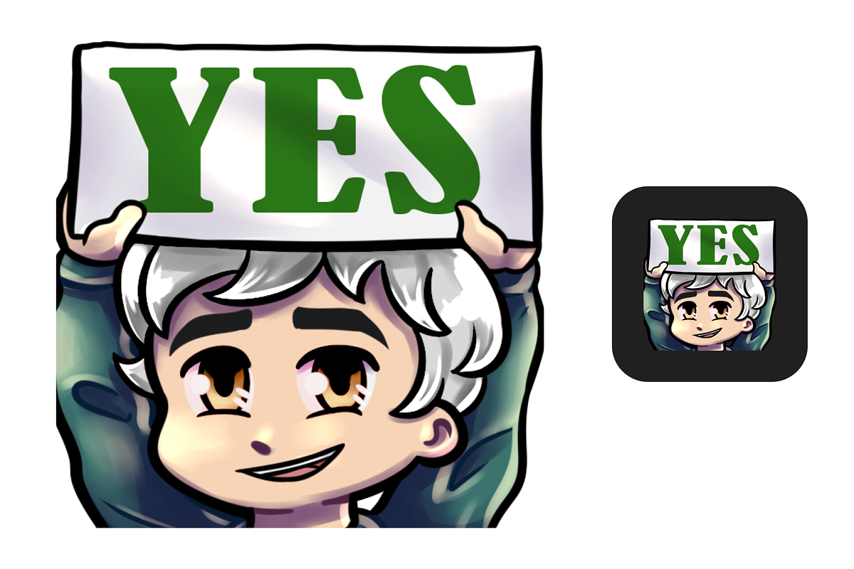 12 Blonde Hair Chibi Boy Emotes, an Illustration by Custom Fonts & Patterns (Photo 12 of 12)