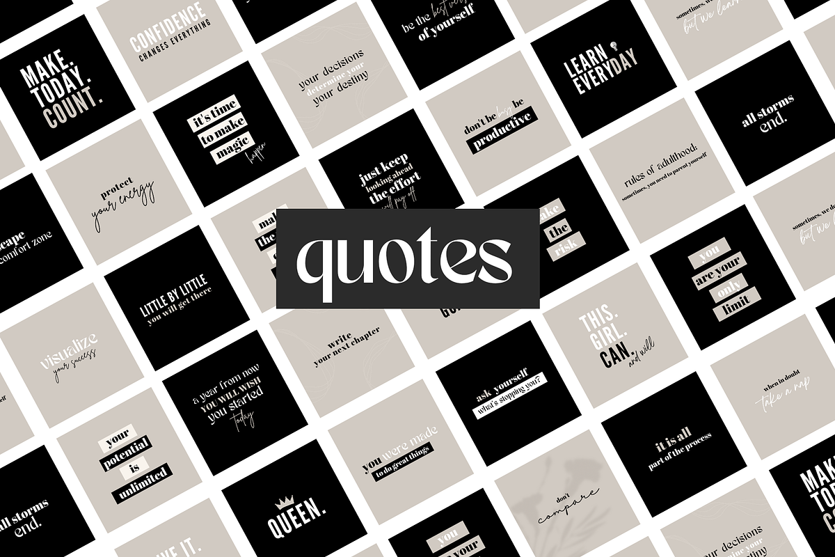 400 Canva Instagram Templates, a Social Media Template by Oh So Social Boutique (Photo 8 of 9)