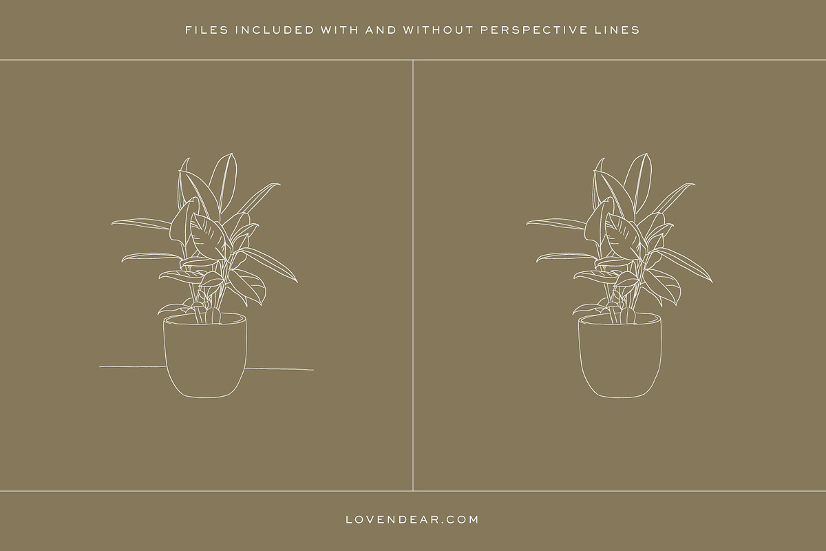 House Plant-Vector Illustration Pack, an Illustration by Lovendear Design (Photo 7 of 9)