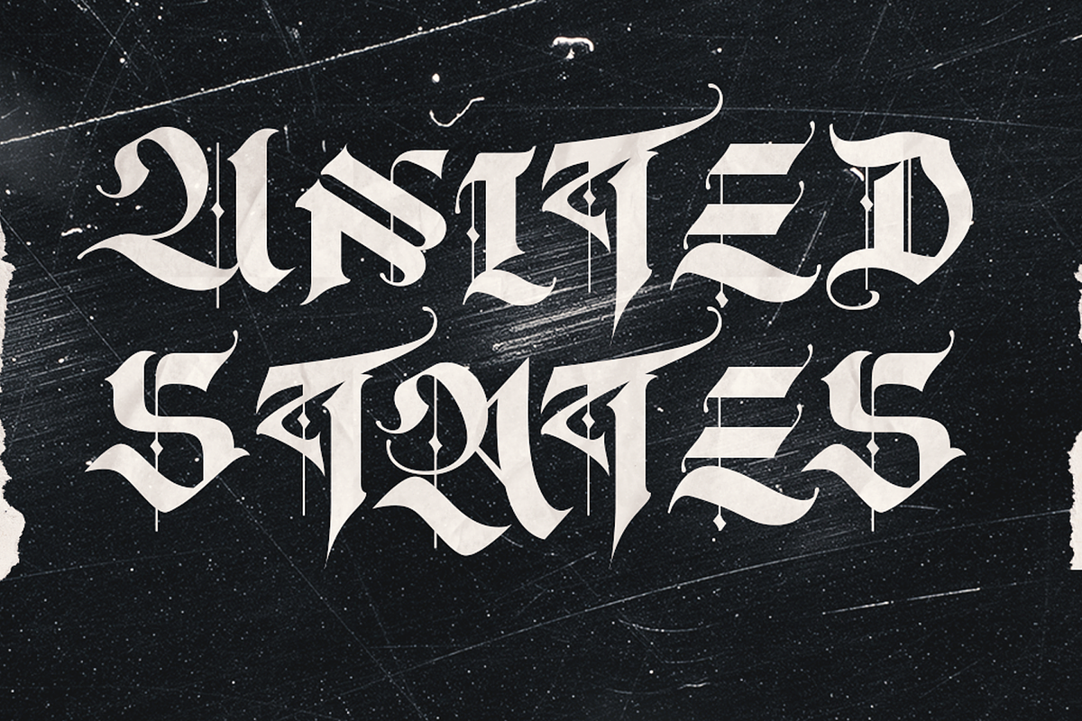 Decision Making Font, a Blackletter Font by 177Studio (Photo 4 of 6)