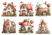 Easter Gnome Gingerbread House Clipa, an Illustration by Daily.Designs (Thumbnail 7 of 8)