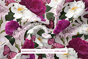 ROSES SEAMLESS PATTERN, a Pattern Graphic by Splash! (Thumbnail 4 of 9)