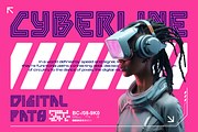 Hexaline Multiline Tech Font, a Font by PutraCetol Studio (Thumbnail 3 of 5)