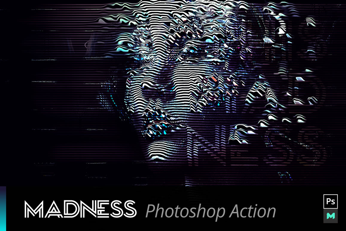 MADNESS Sci-Fi Photoshop Action, an Action Add-On by MockupsPro (Photo 1 of 6)