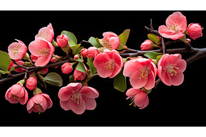 bloom flowering quince ai generated, a Nature Photo by pikepicture