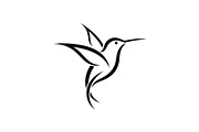 Hummingbird Line Art SVG Bundle, an Illustration by yasushie (Thumbnail 18 of 31)