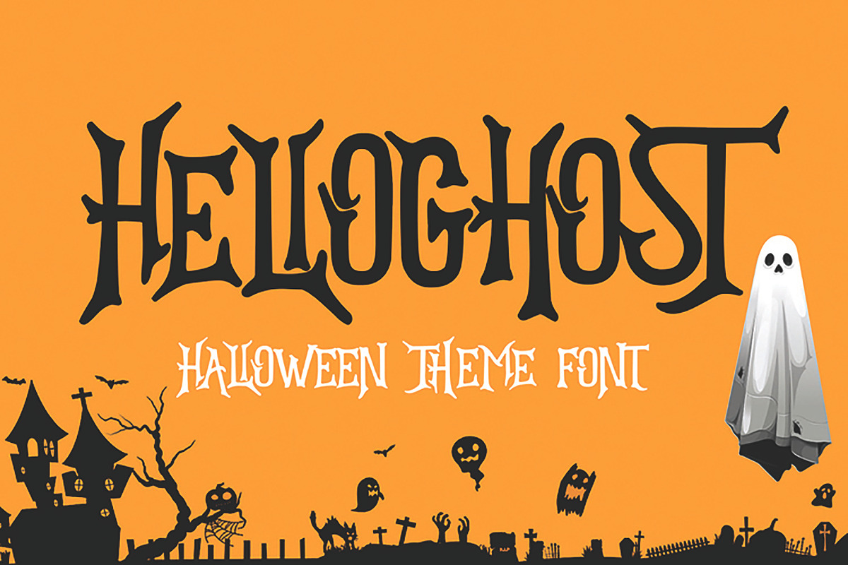 HELLOGHOST, a Symbol Font by Mozatype (Photo 1 of 10)