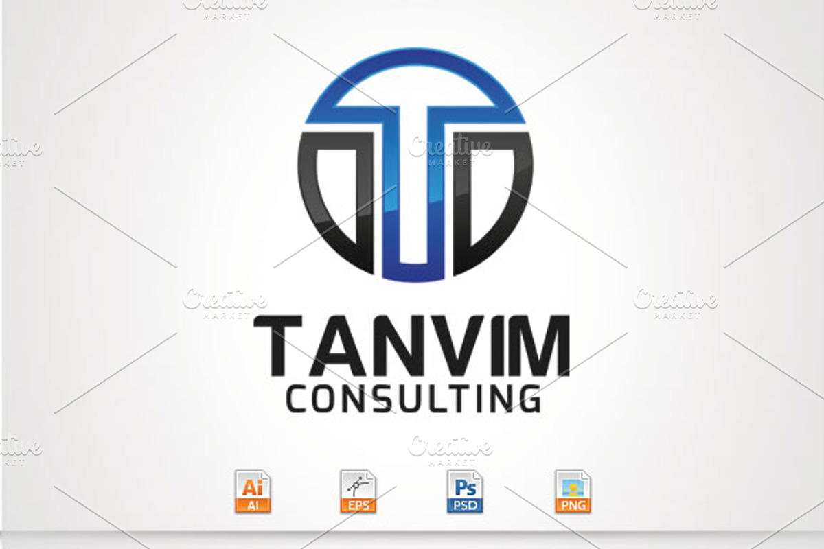 Tanvim,T Letter Logo, a Branding & Logo Template by stock6design (Photo 1 of 2)