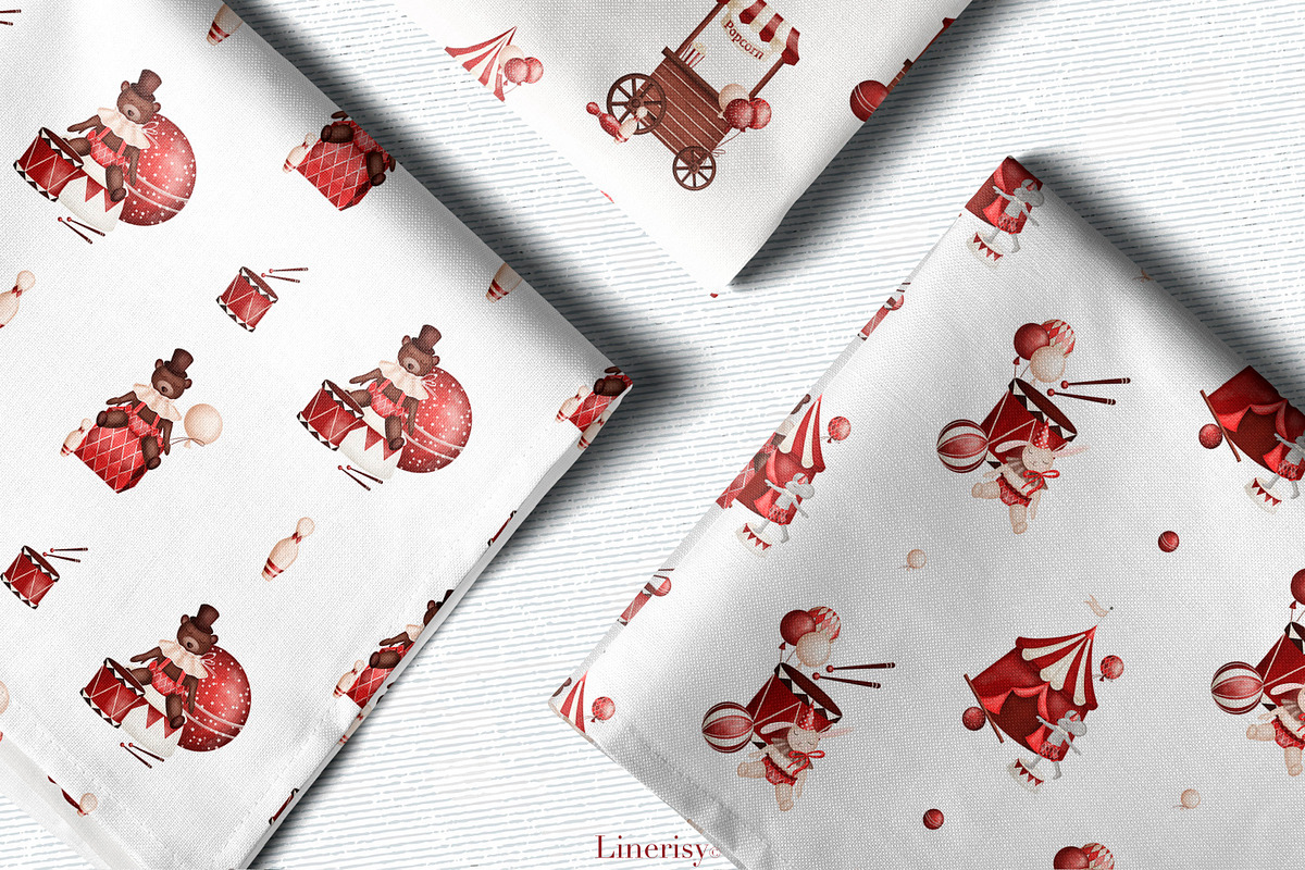 Circus- baby graphic collection, an Animal Illustration by Linerisyart (Photo 8 of 14)