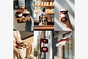 Coffee Cup Branding Mockup Set, a Cups & Container Mockup by Mego-studio (Thumbnail 9 of 10)