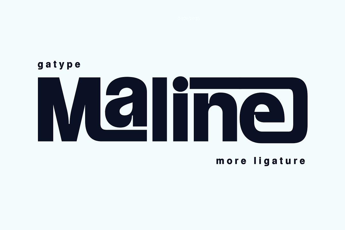 Maline, a Sans Serif Font by Gatype (Photo 1 of 9)