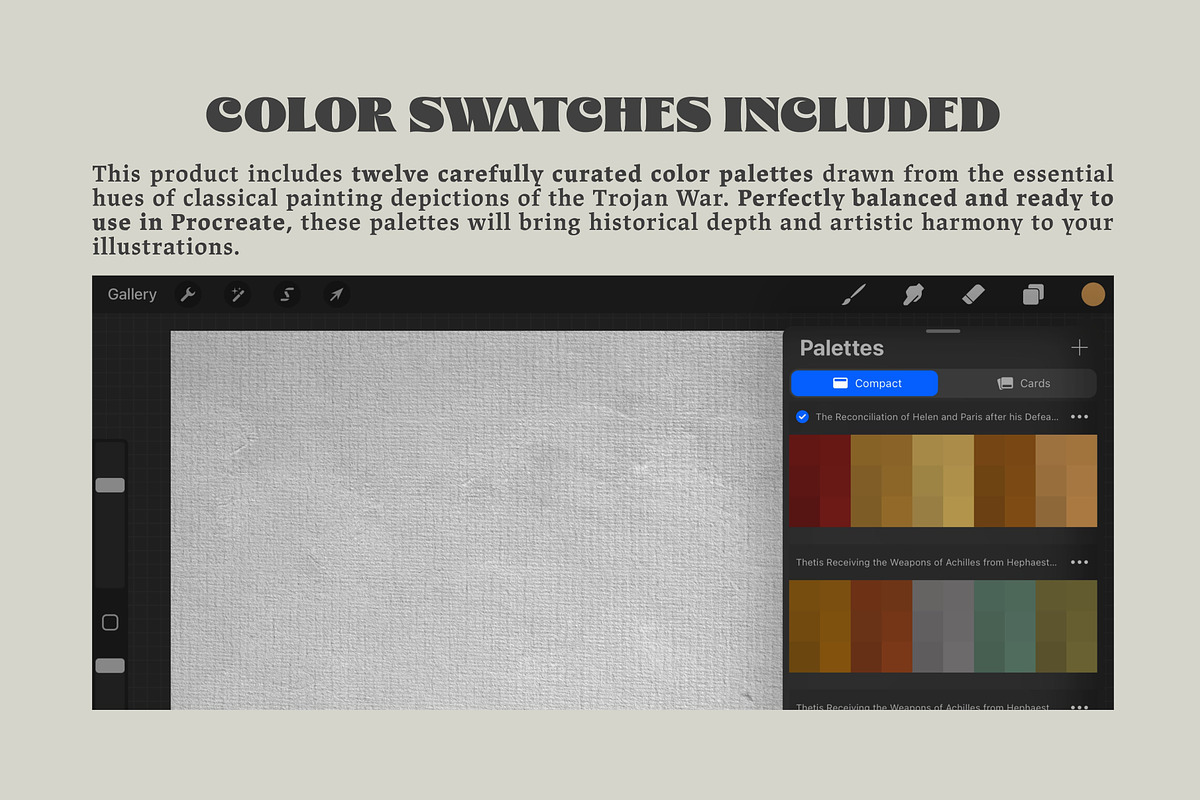 The Iliad Procreate Kit, a Brush Add-On by Digi Life (Photo 7 of 12)