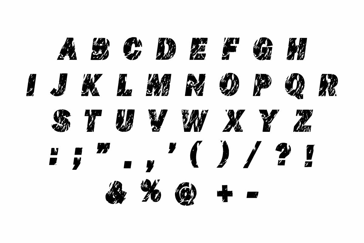 Loreng Marble, a Blackletter Font by Fourteen Letter (Photo 3 of 9)