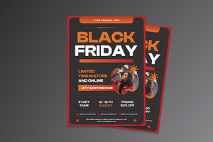 Black Friday Flyer, a Flyer Template by MMPixelCraft