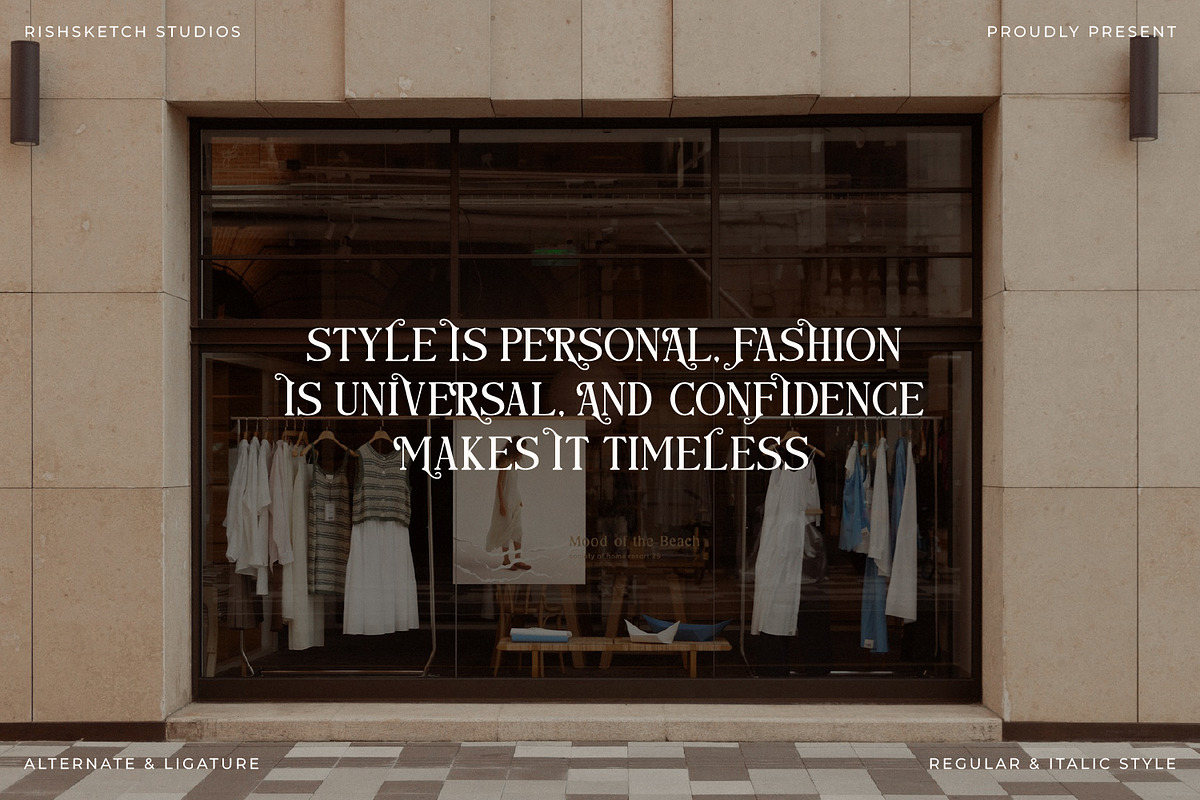 Aureilyth - Serif Typeface Font, a Serif Font by Rishsketch (Photo 4 of 14)