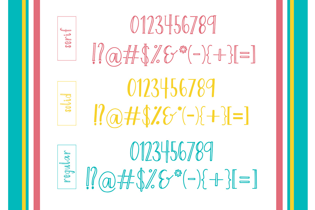 Quirky Font preview 8