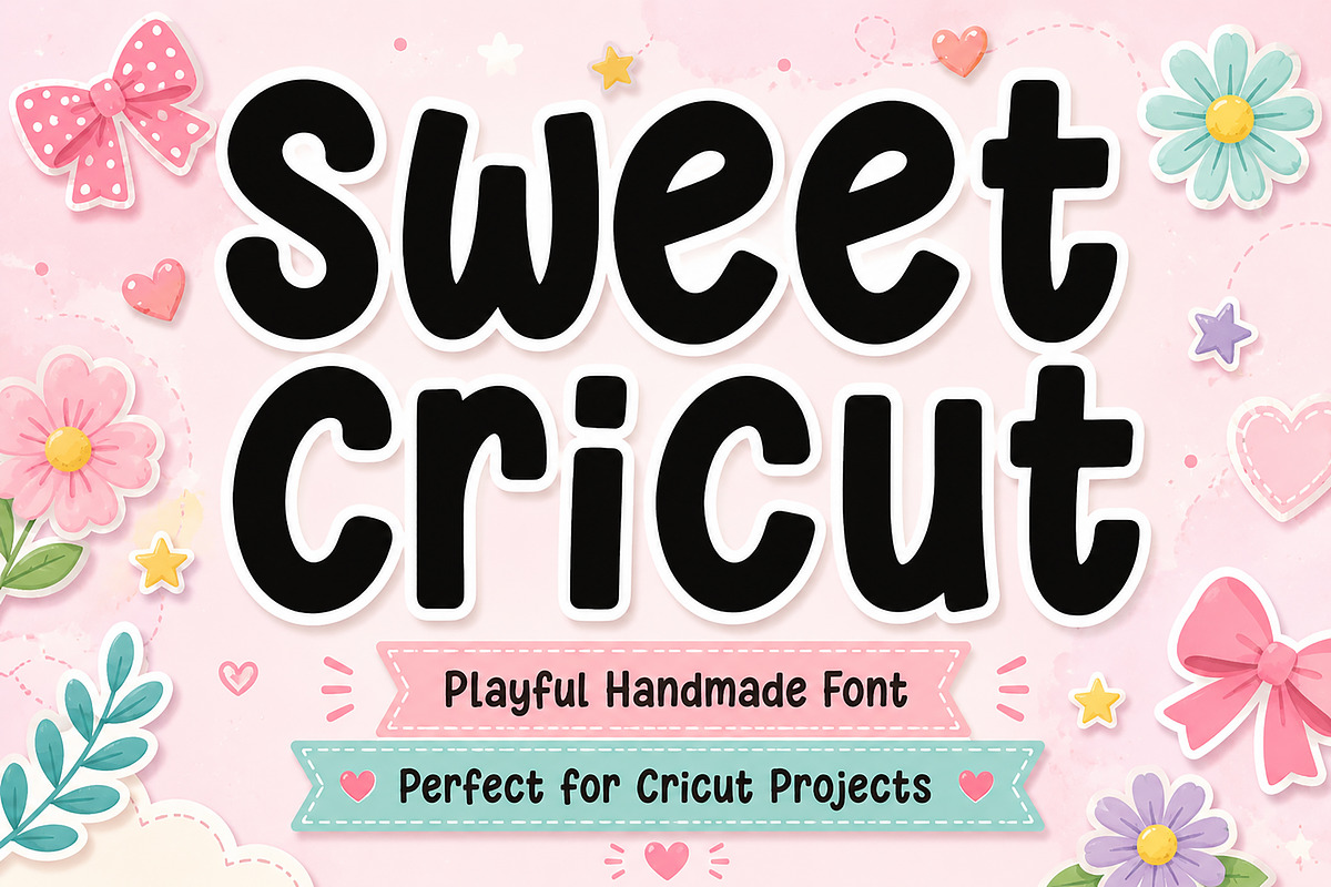 Sweet Cricut, a Script Font by Wow Magic (Photo 1 of 5)