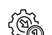 40 Small Business Icon Set, an Outline Icon by adenpinkstore (Thumbnail 3 of 13)