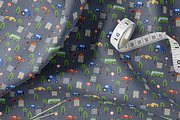 Kids Cars, Dots Seamless Pattern Set, a Pattern Graphic by Oksana Dovhopol Art (Thumbnail 6 of 15)