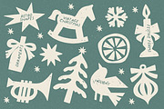 Vintage Christmas: 100 Graphics, a Seasonal Illustration by Veyla (Thumbnail 8 of 17)