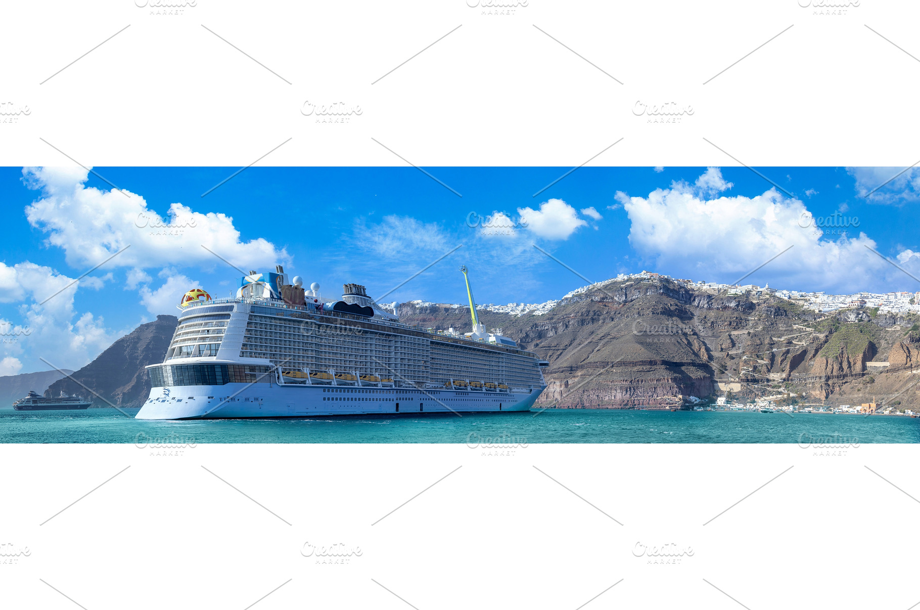 Greece Islands, scenic panoramic sea, an Architecture Photo by Web Engine Design