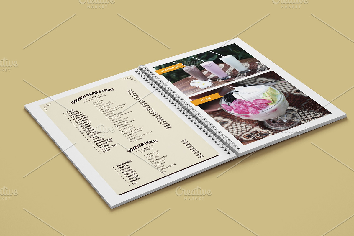 Vintage Restaurant Menu Template, a Magazine Template by Ted-sign (Photo 4 of 10)