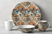 Morning Ritual, a Pattern Graphic by Designs by Helen Trupak (Thumbnail 1 of 11)