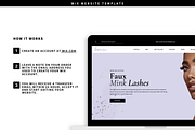 WIX Website Template | Her Lashes, a Wix Template by VVC Studio (Thumbnail 4 of 4)